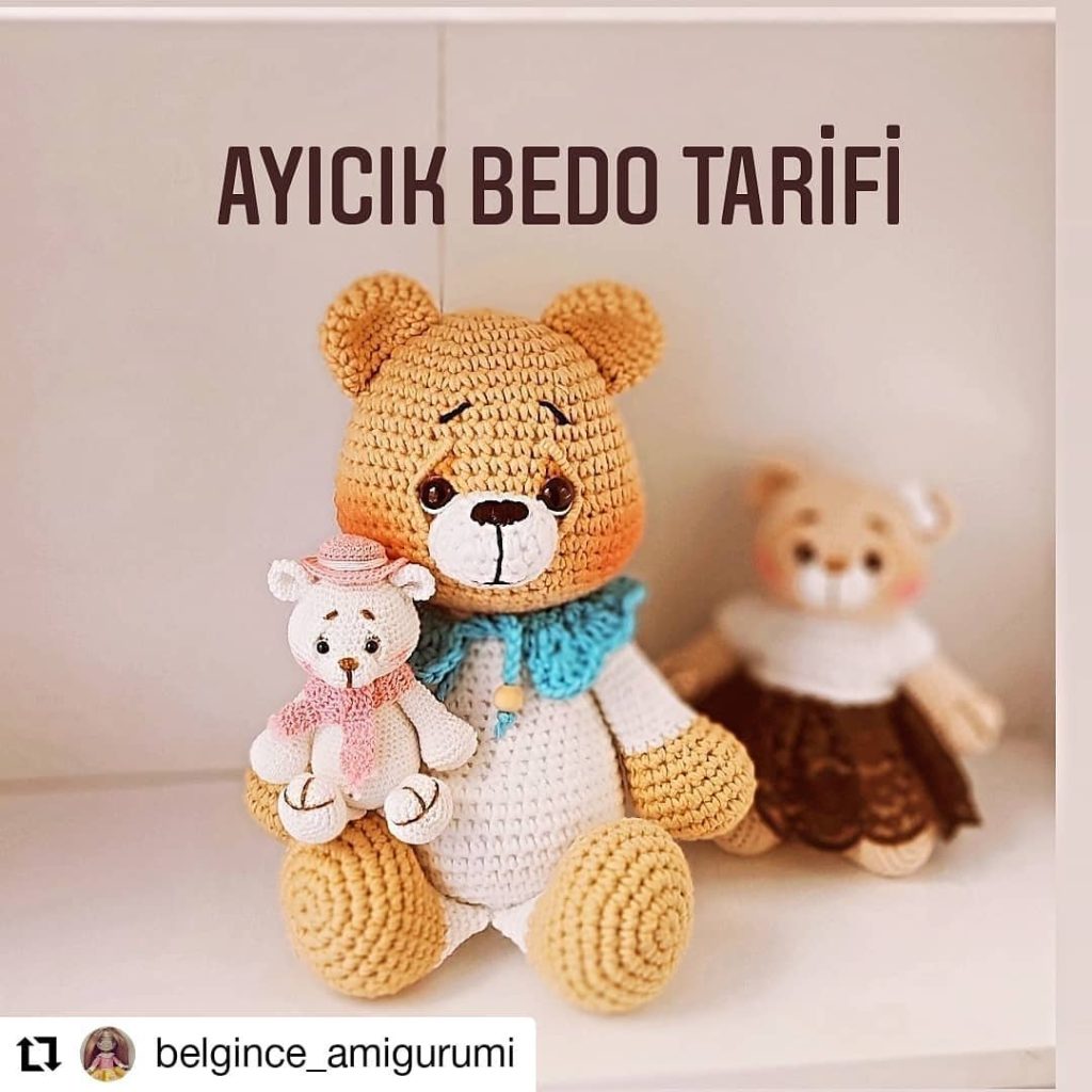 Ayıcık Bedo amigurumi tarifi