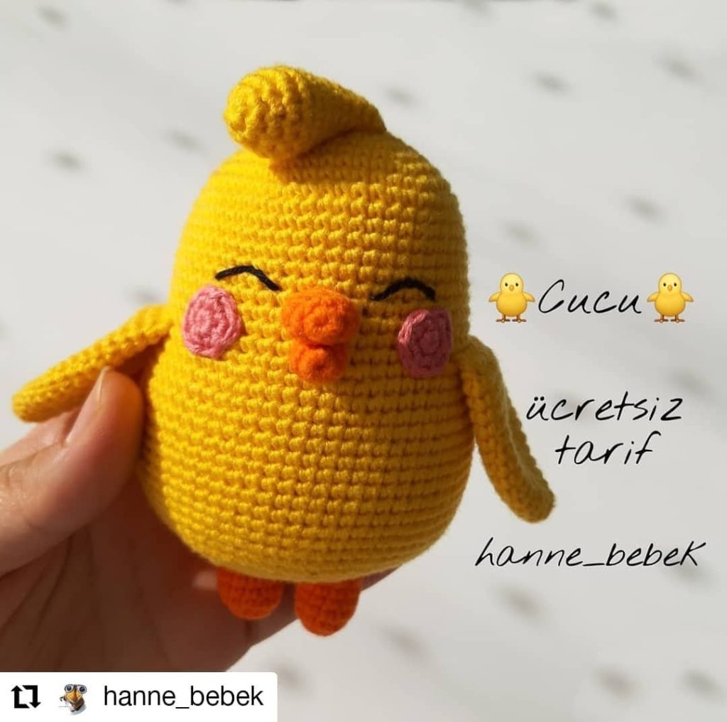 Civciv Cucu amigurumi tarifi