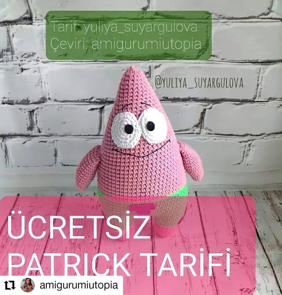 Patrick amigurumi tarifi