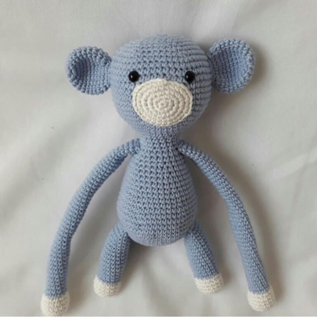 Perde Tutucu Maymun amigurumi tarifi