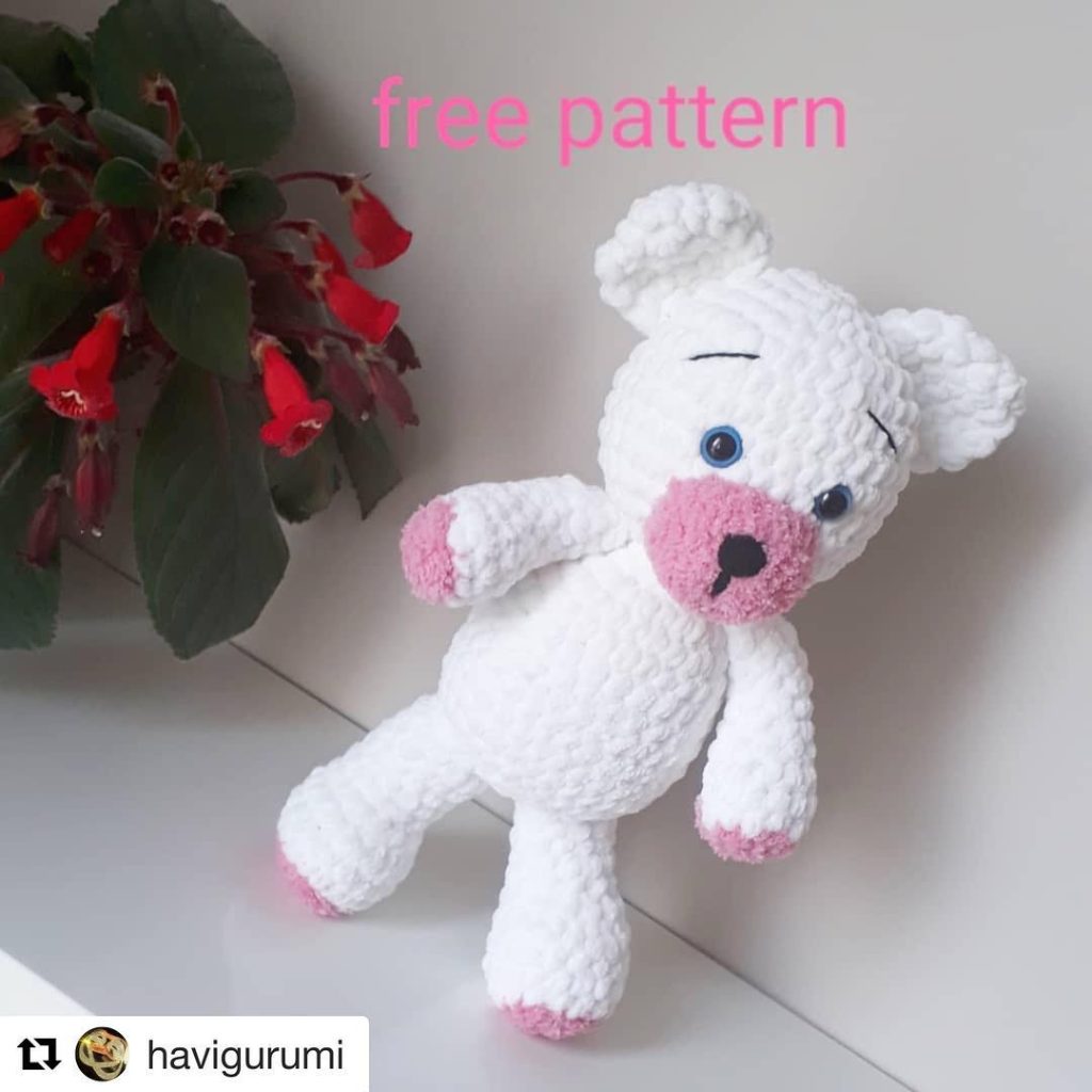 Pofidik Ayıcık amigurumi tarifi