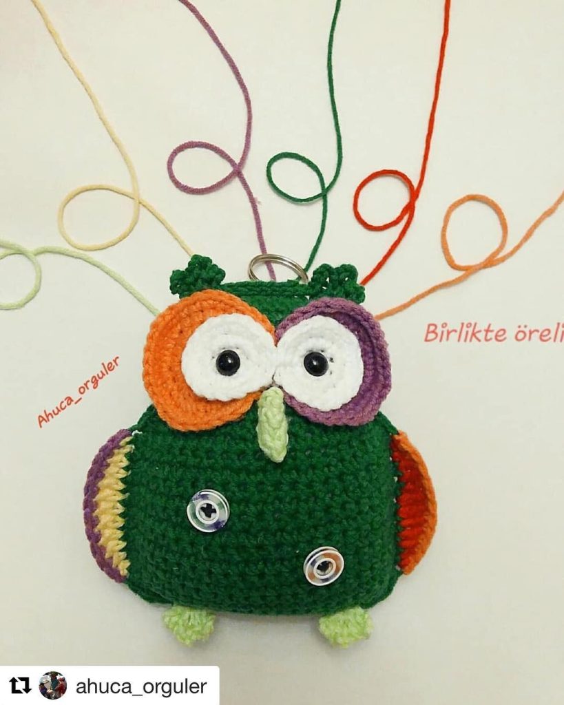 Renkli Baykuş amigurumi tarifi