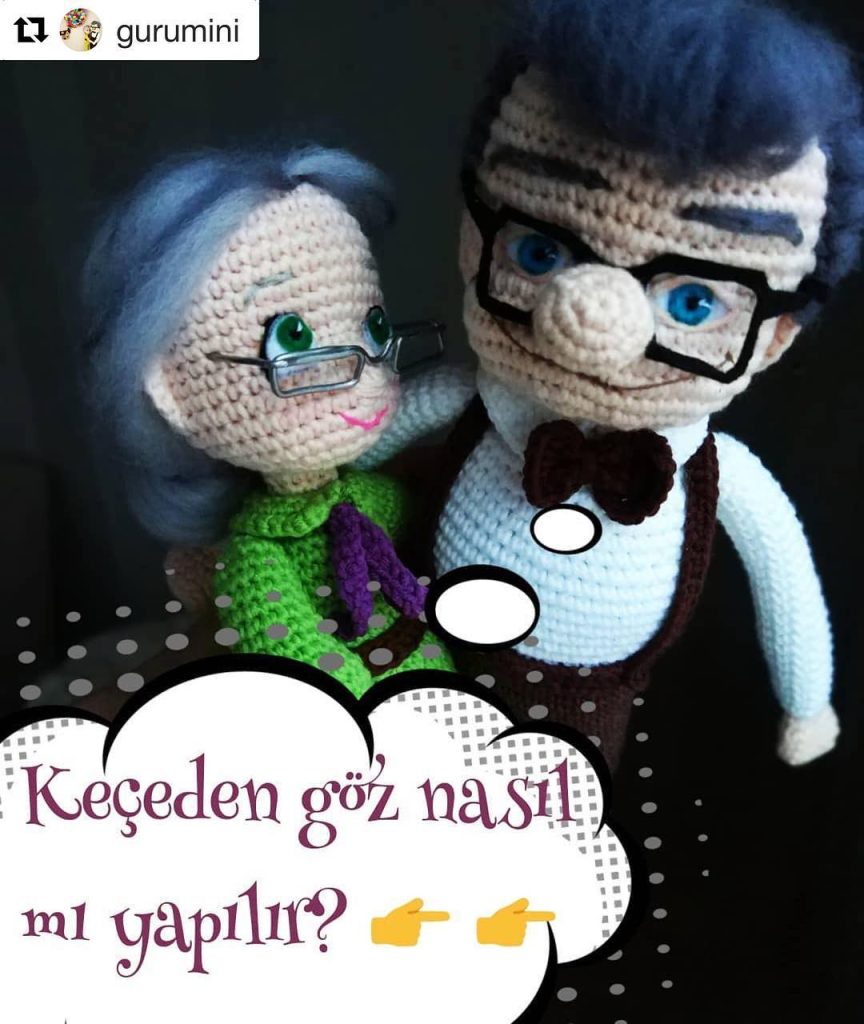 Keçeden Göz Nasıl Yapılır? amigurumi tarifi
