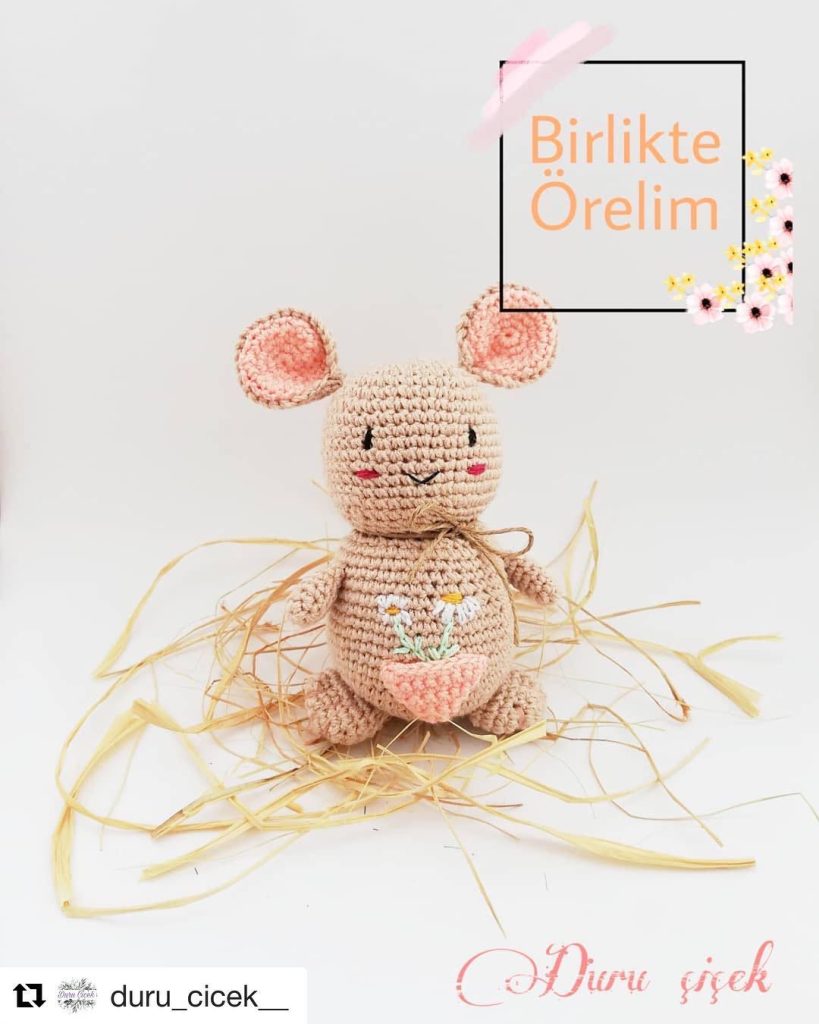 Papatya Hanım amigurumi tarifi