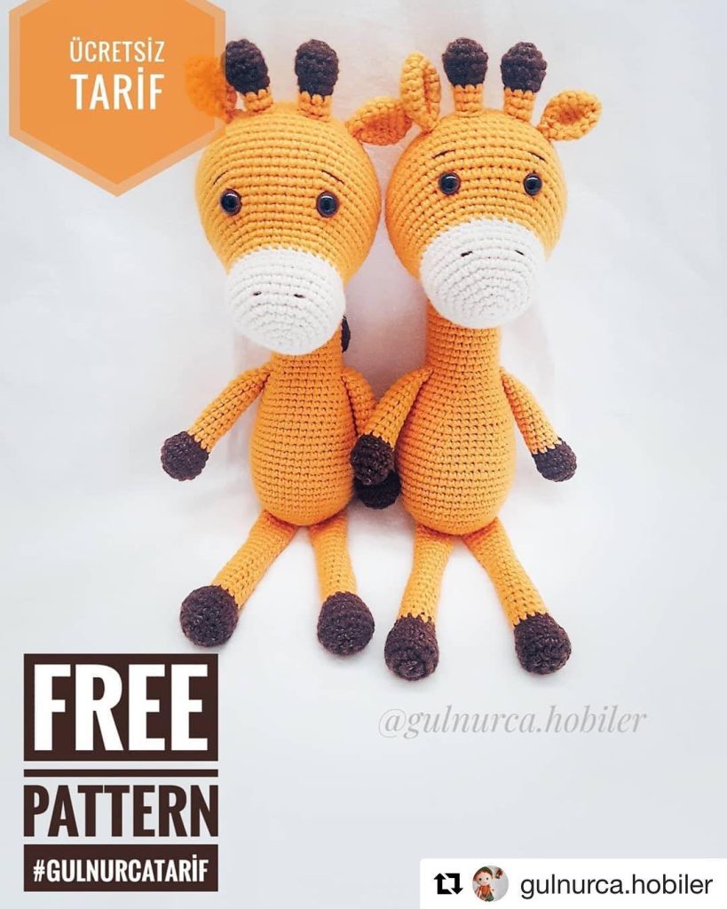 Minik Zürafa Tarifi amigurumi tarifi