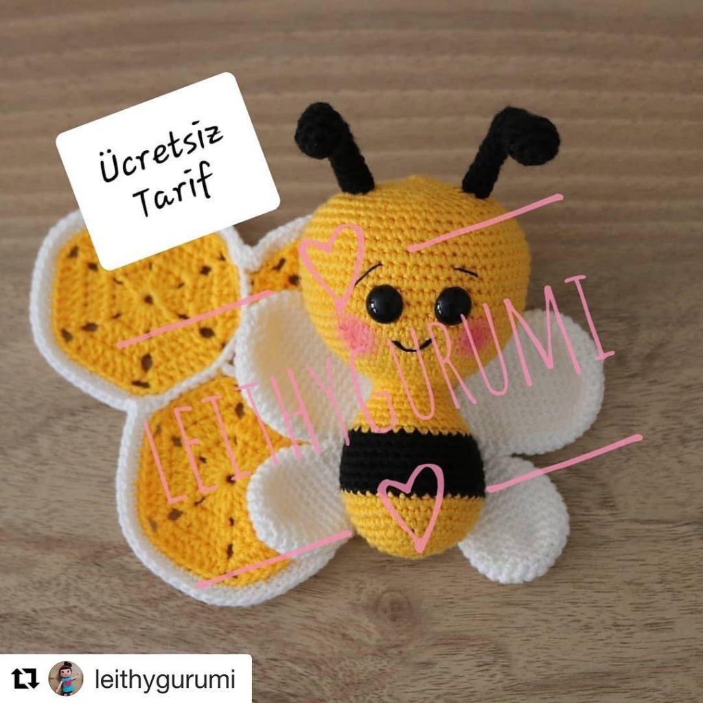 Minik Arı Tarifi amigurumi tarifi