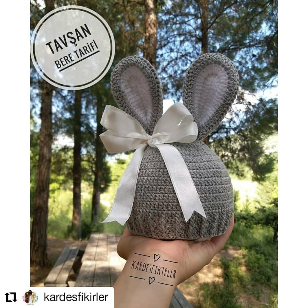 Tavşan Bere amigurumi tarifi