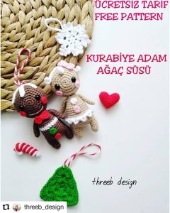 Kurabiye Adam Ağaç Süsü