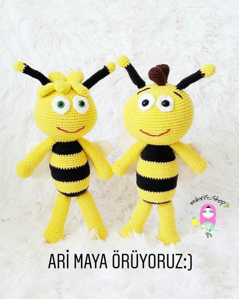 Arı Maya amigurumi tarifi