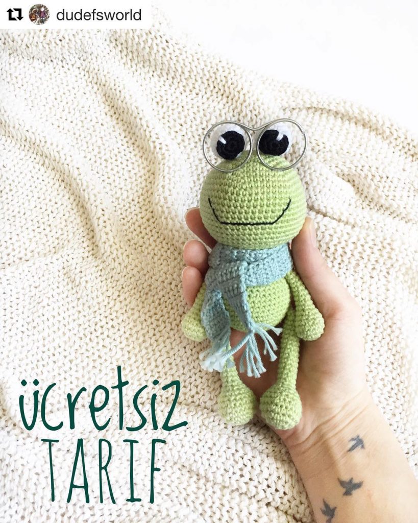 Minik Kurbağa Yoyo amigurumi tarifi