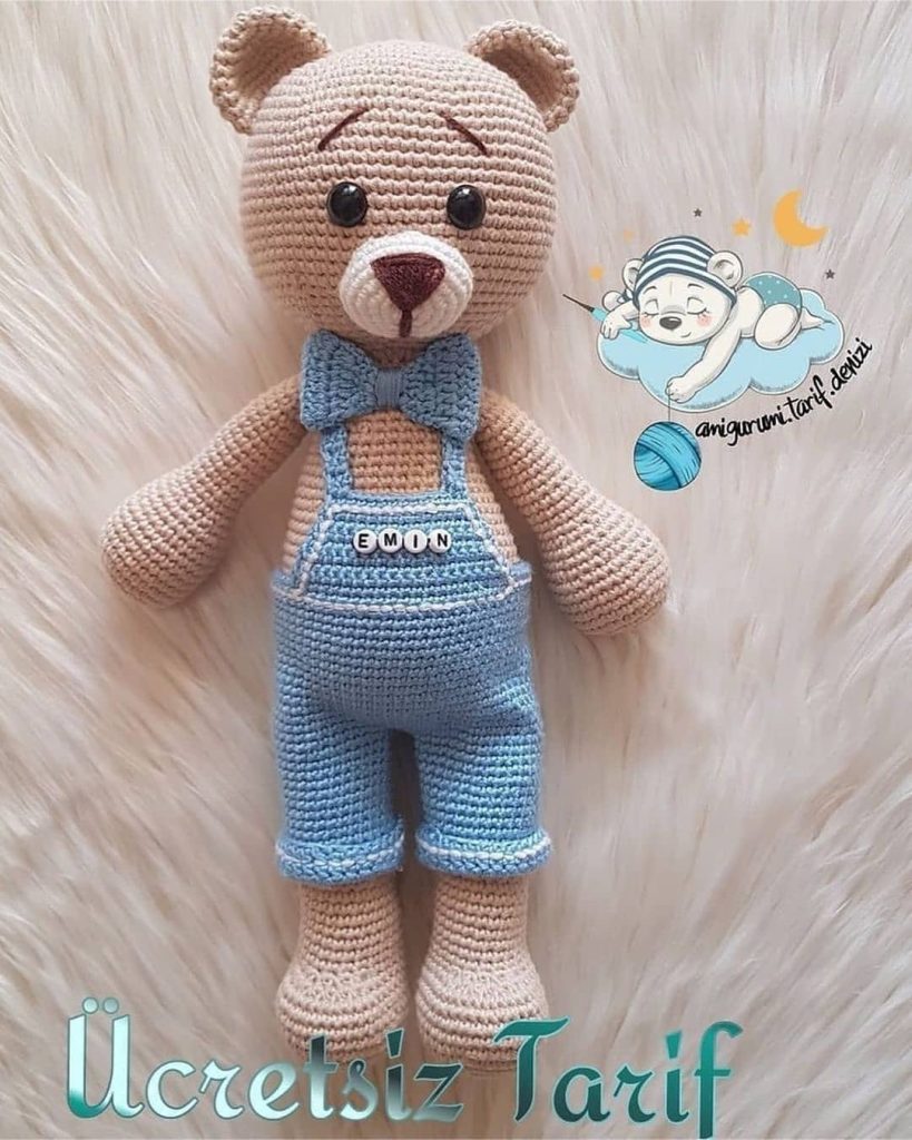 Tatlı Ayı amigurumi tarifi