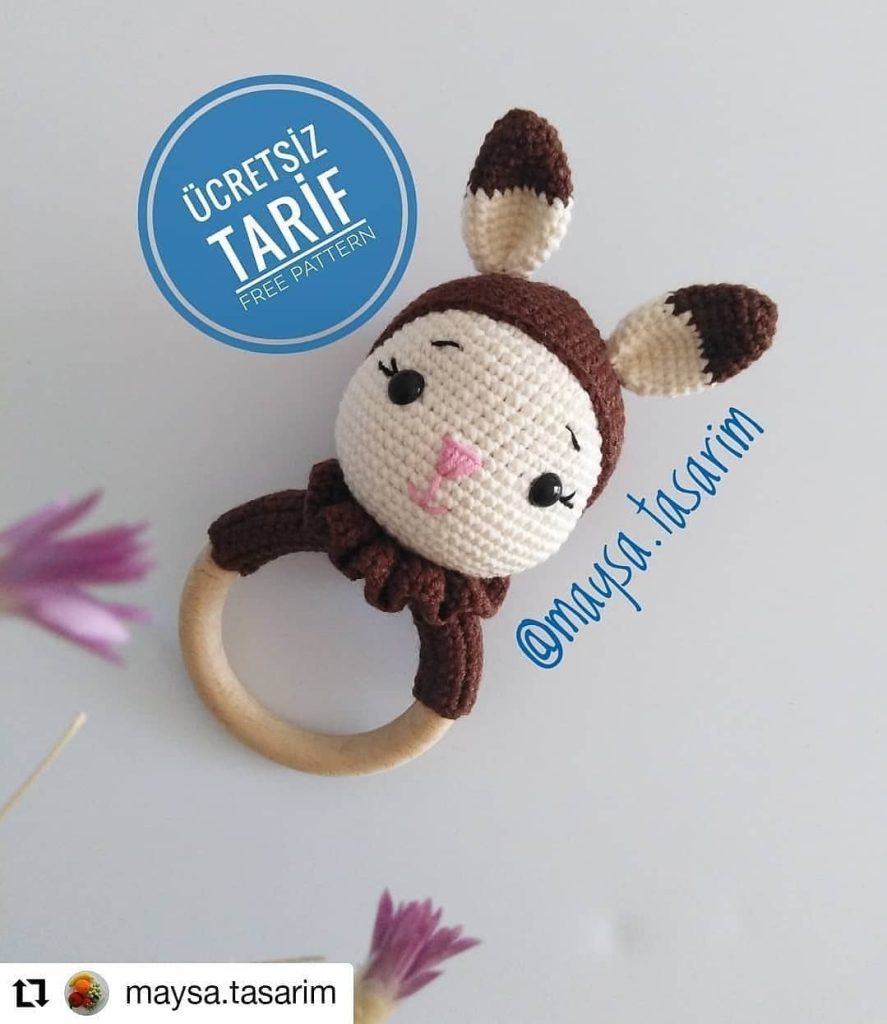 Tavşan Çıngırak amigurumi tarifi