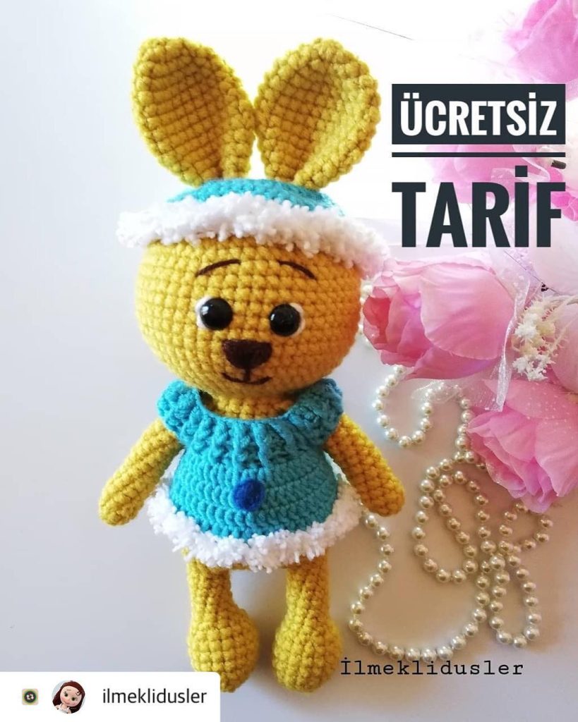 Şirin Tavşan amigurumi tarifi
