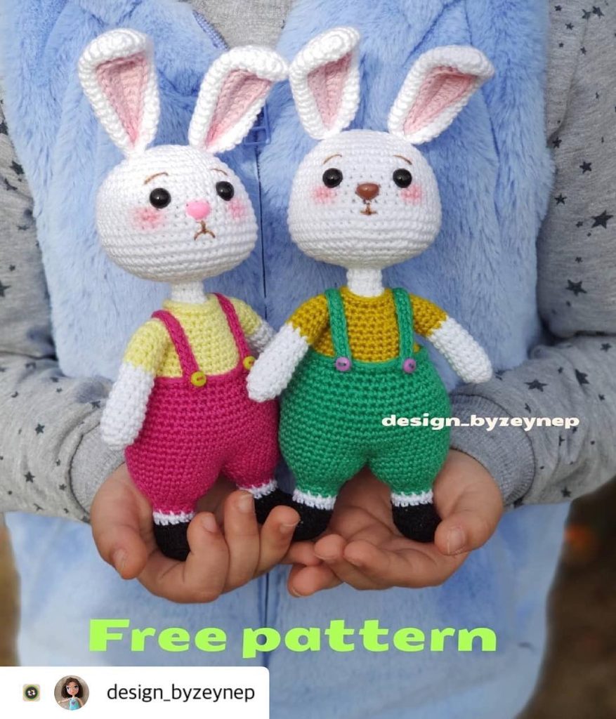 Tombik Tavşan amigurumi tarifi