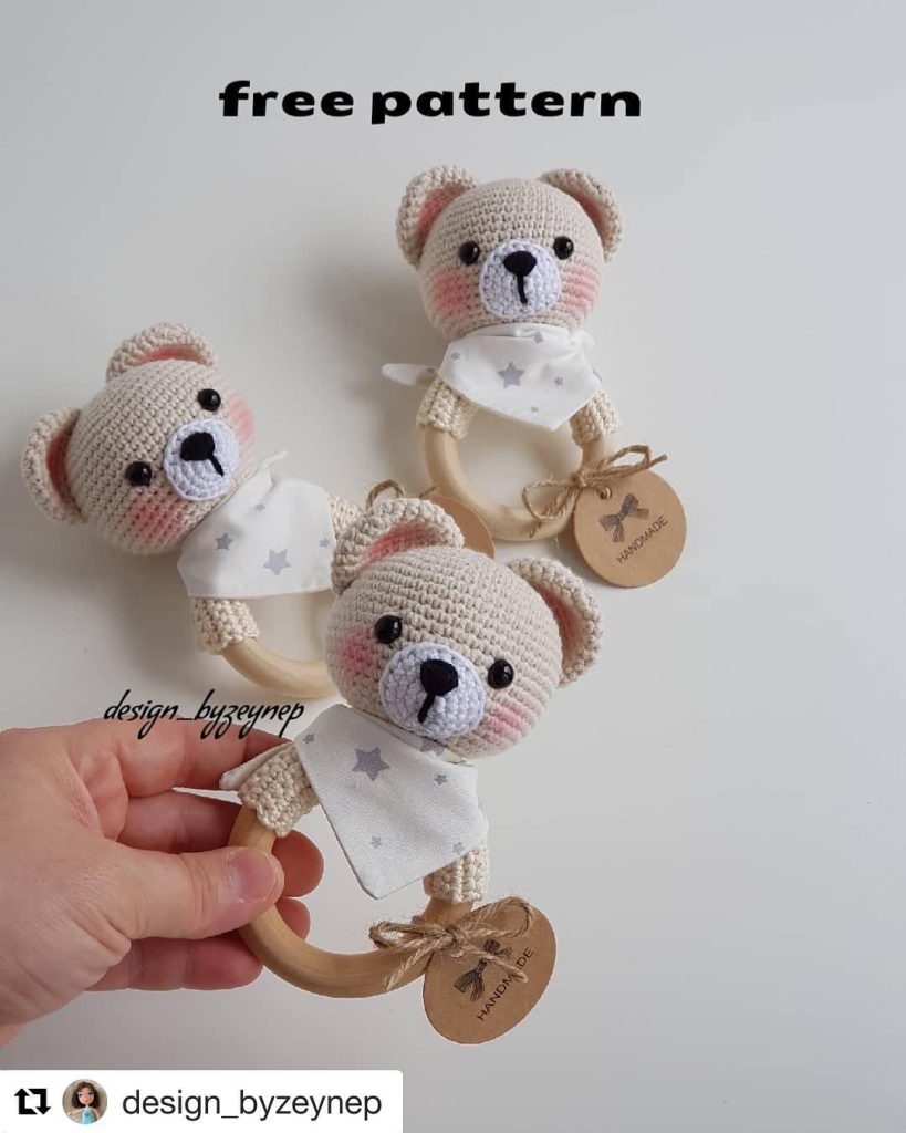 Ayıcık Çıngırak amigurumi tarifi
