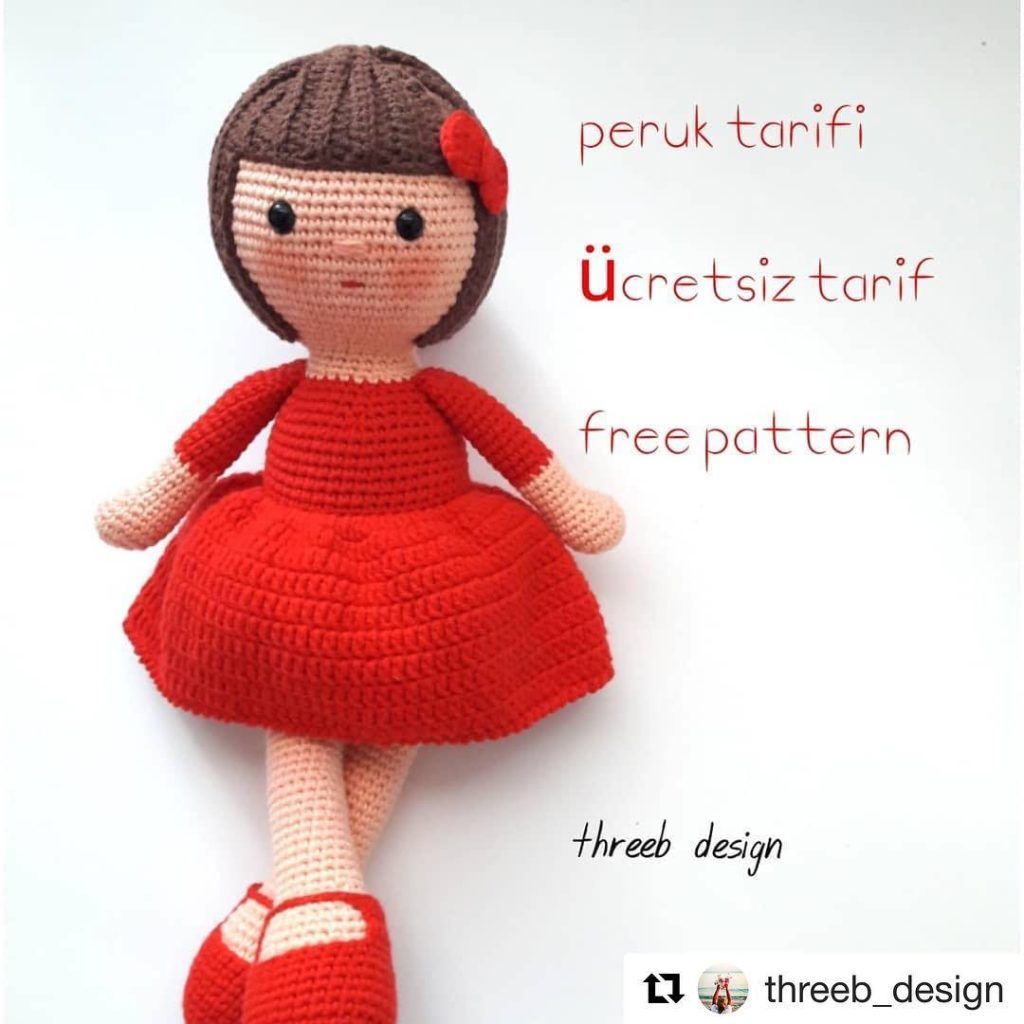 Peruk Yapımı amigurumi tarifi