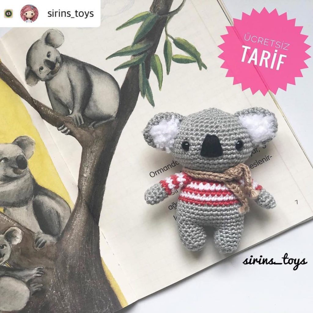 Minik Kuala amigurumi tarifi