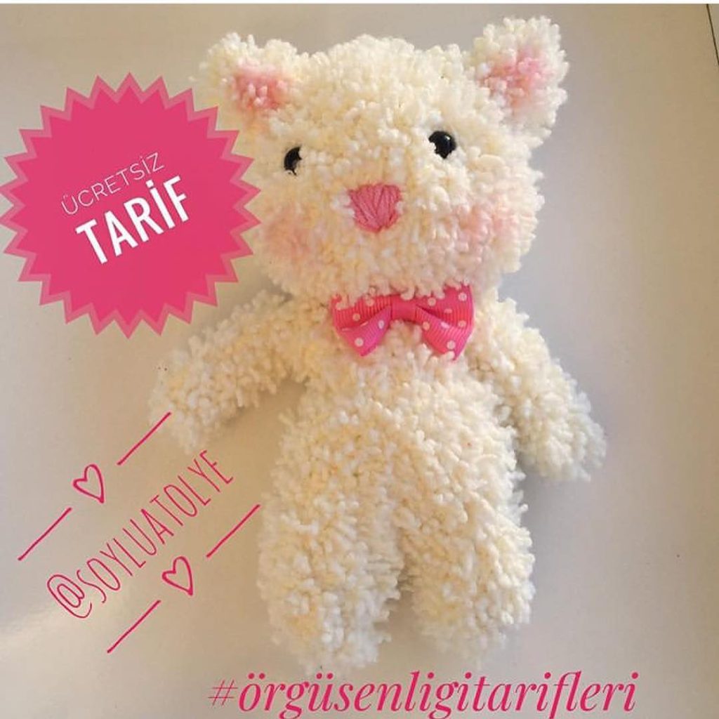 Pofuduk Kedi amigurumi tarifi