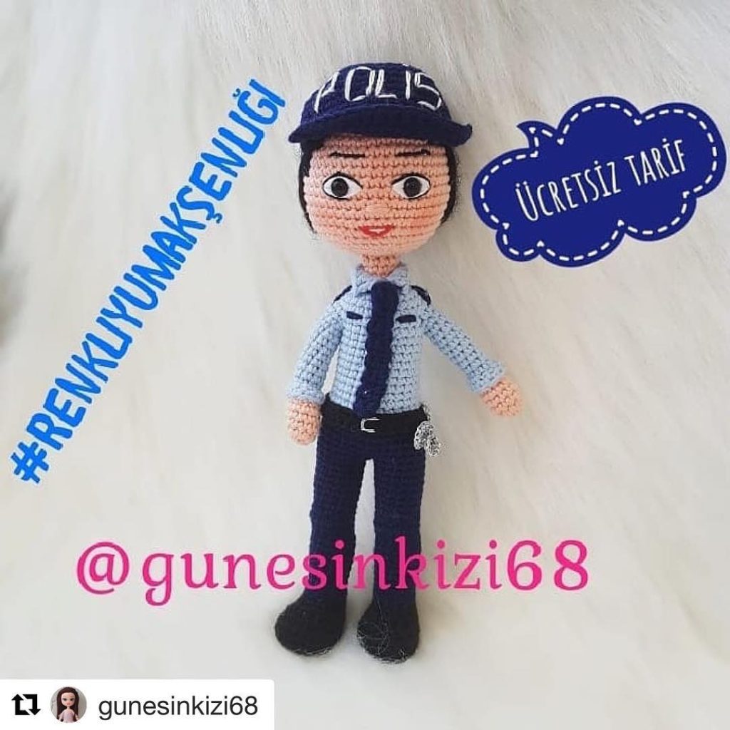 Polis Erkek amigurumi tarifi