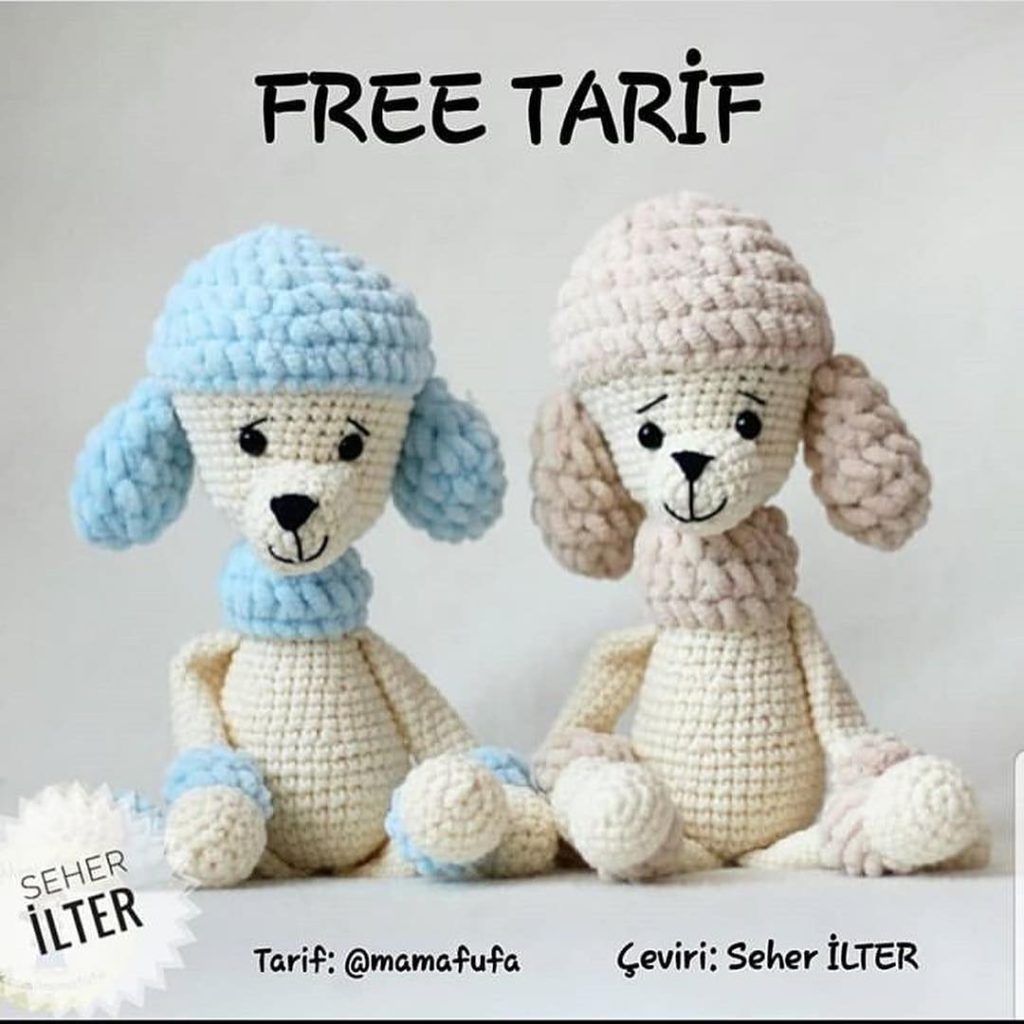 Kaniş Köpek amigurumi tarifi