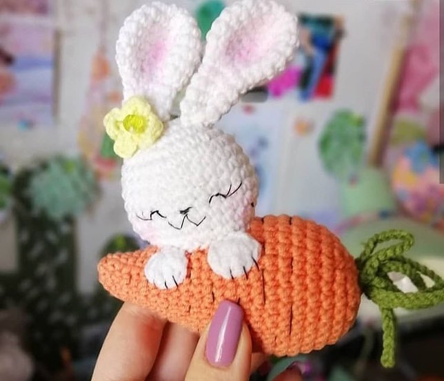 Havuşlu Tavşan amigurumi tarifi