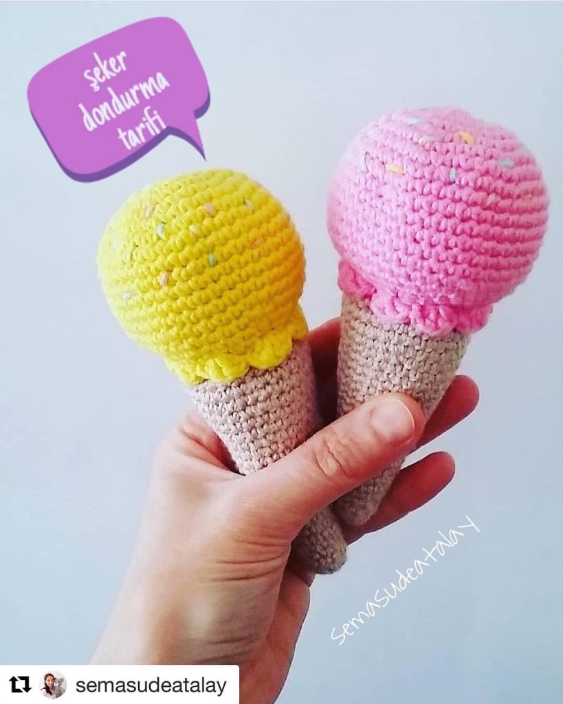 Dondurm amigurumi tarifi