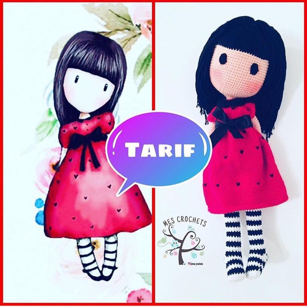 Gorjuss Bebek amigurumi tarifi