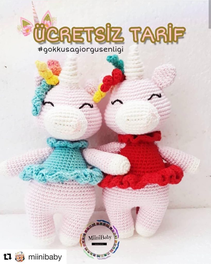Unicorn amigurumi tarifi