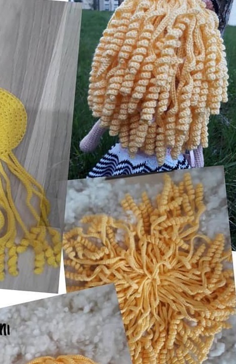 Lüle Saç Yapımı amigurumi tarifi