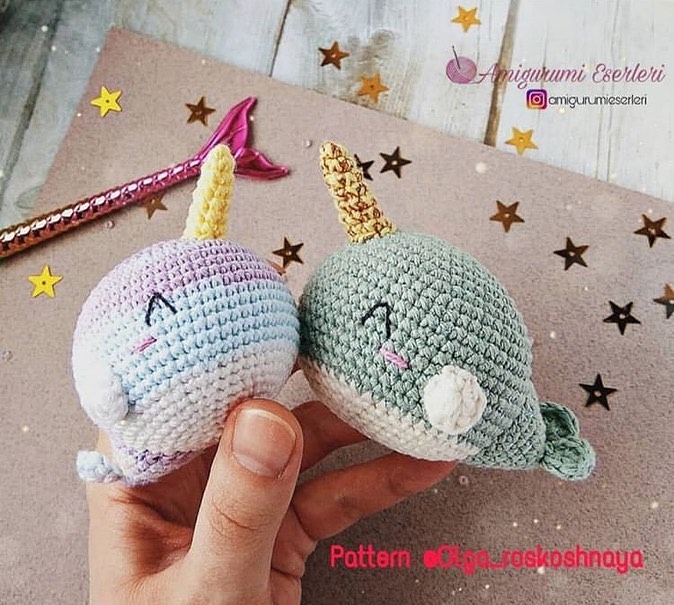 Unicorn Balina amigurumi tarifi