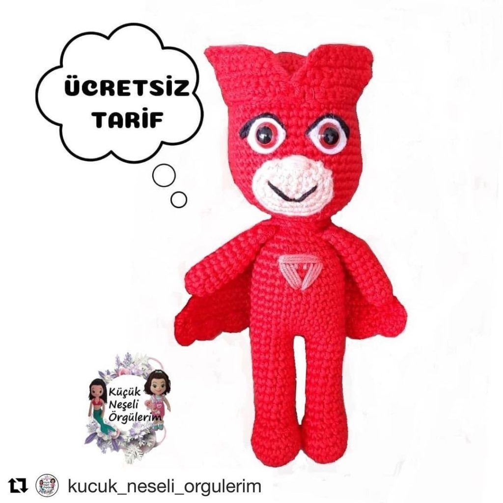 Baykuş Kız amigurumi tarifi