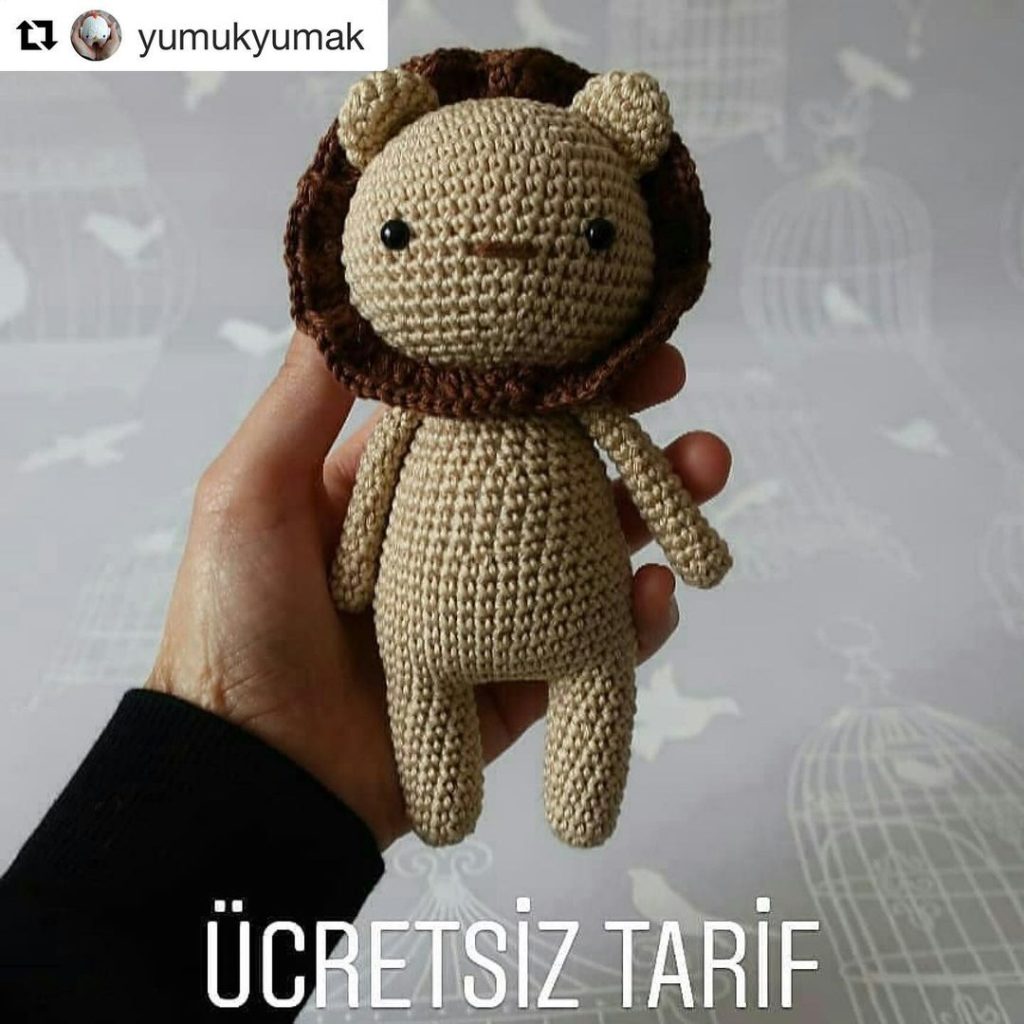 Küçük Aslan amigurumi tarifi