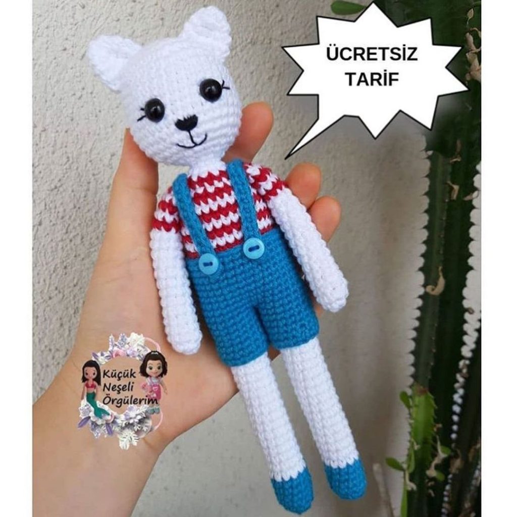 Kedicik Mirmir amigurumi tarifi