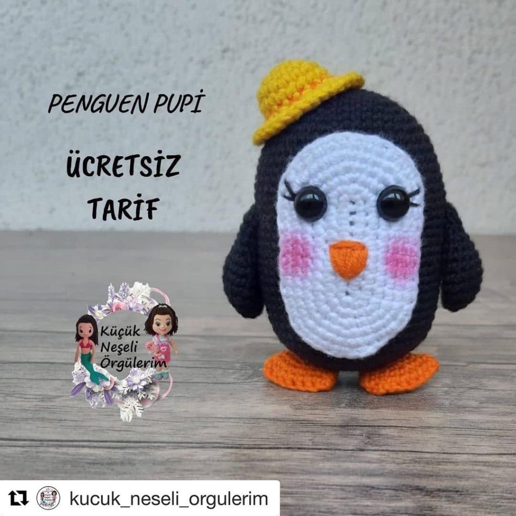 Penguen Pupi amigurumi tarifi