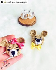 Sevimli Ayıcık Broşlar