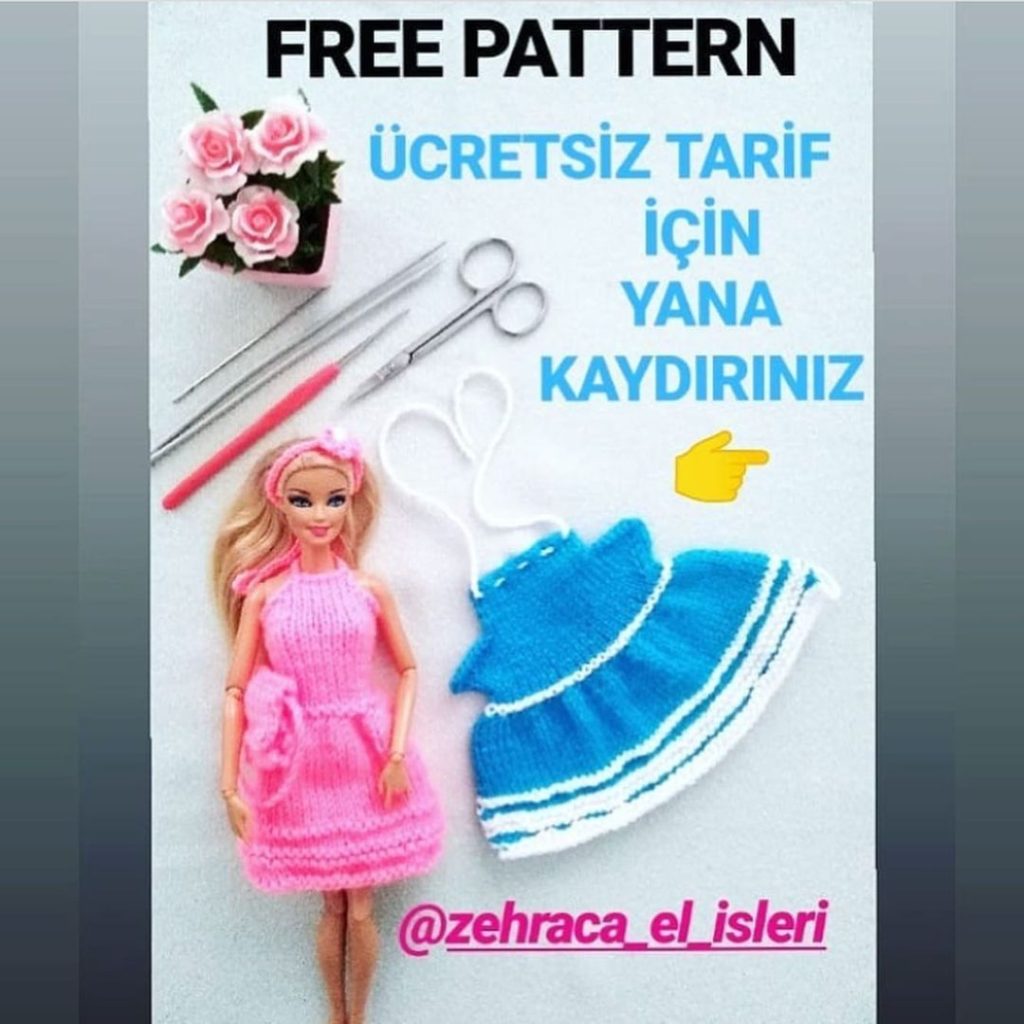 Barbie Elbise Tarifi amigurumi tarifi