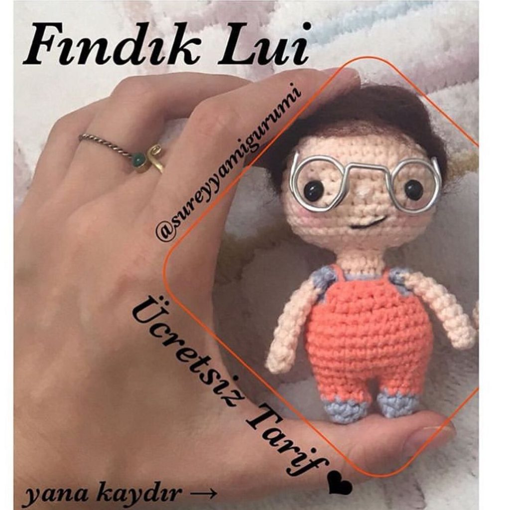Fındık Lui amigurumi tarifi