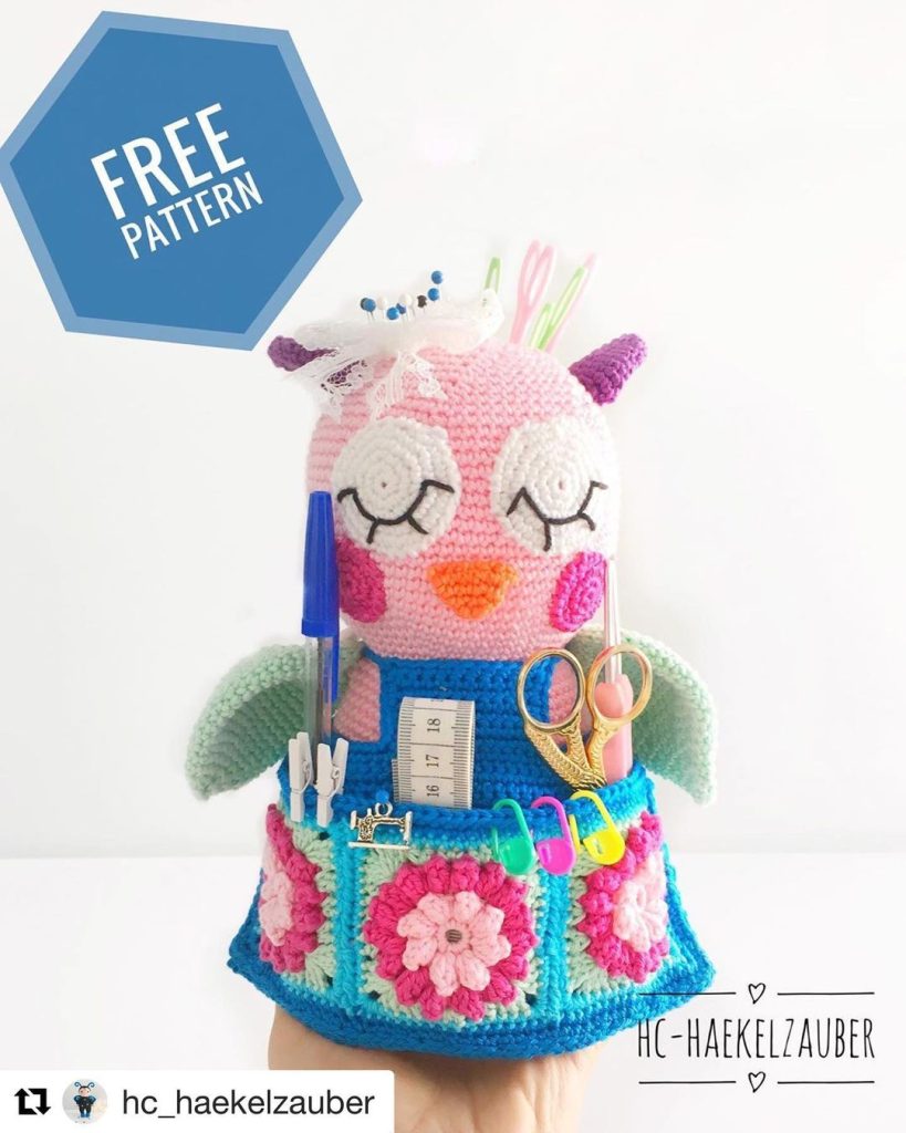 Organizer Baykuş amigurumi tarifi