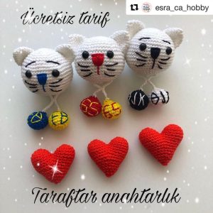 Kedili Taraftar Anahtarlık