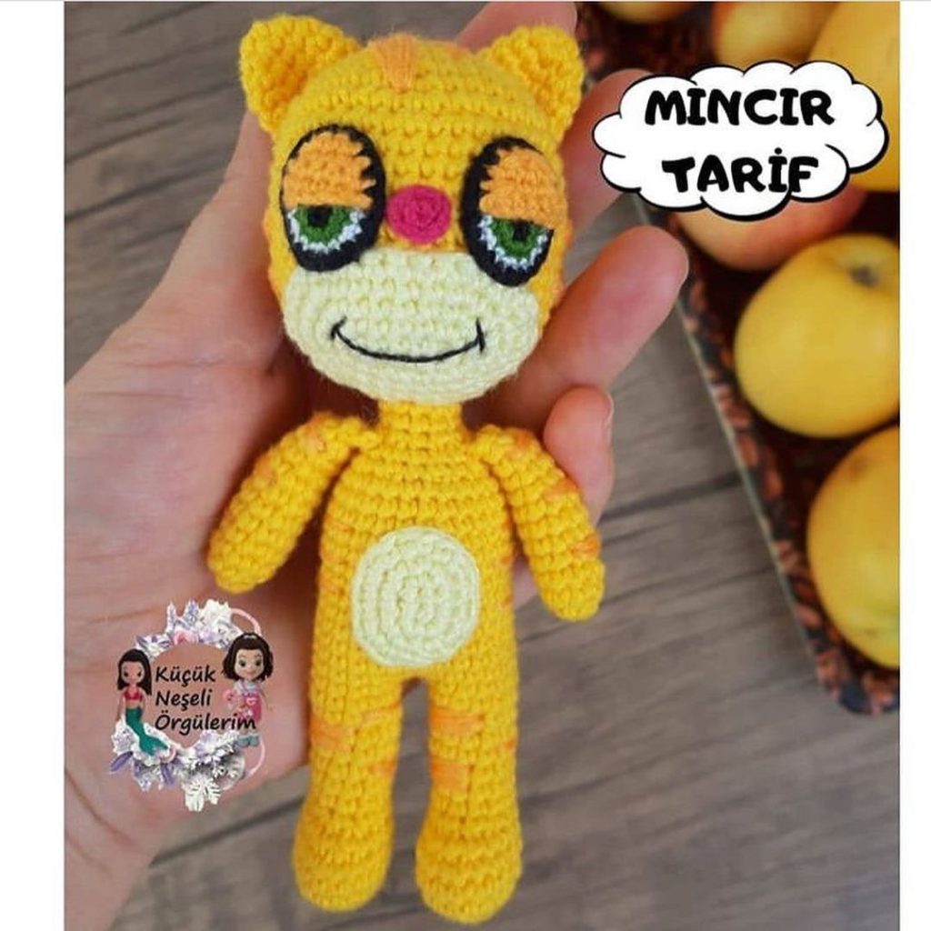 Mıncır Kedi amigurumi tarifi