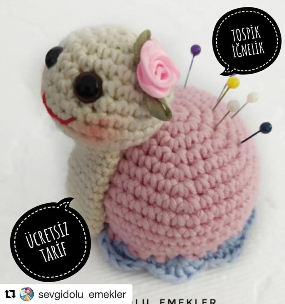 Tospik İğnelik amigurumi tarifi