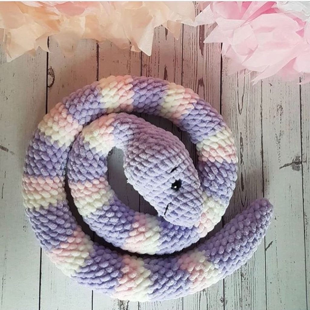 Yılan amigurumi tarifi