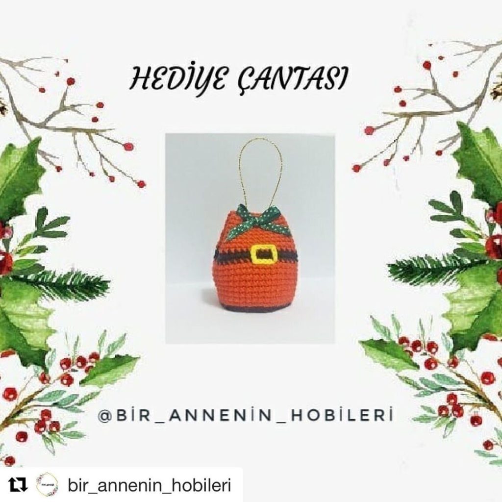 Hediye Çanta amigurumi tarifi