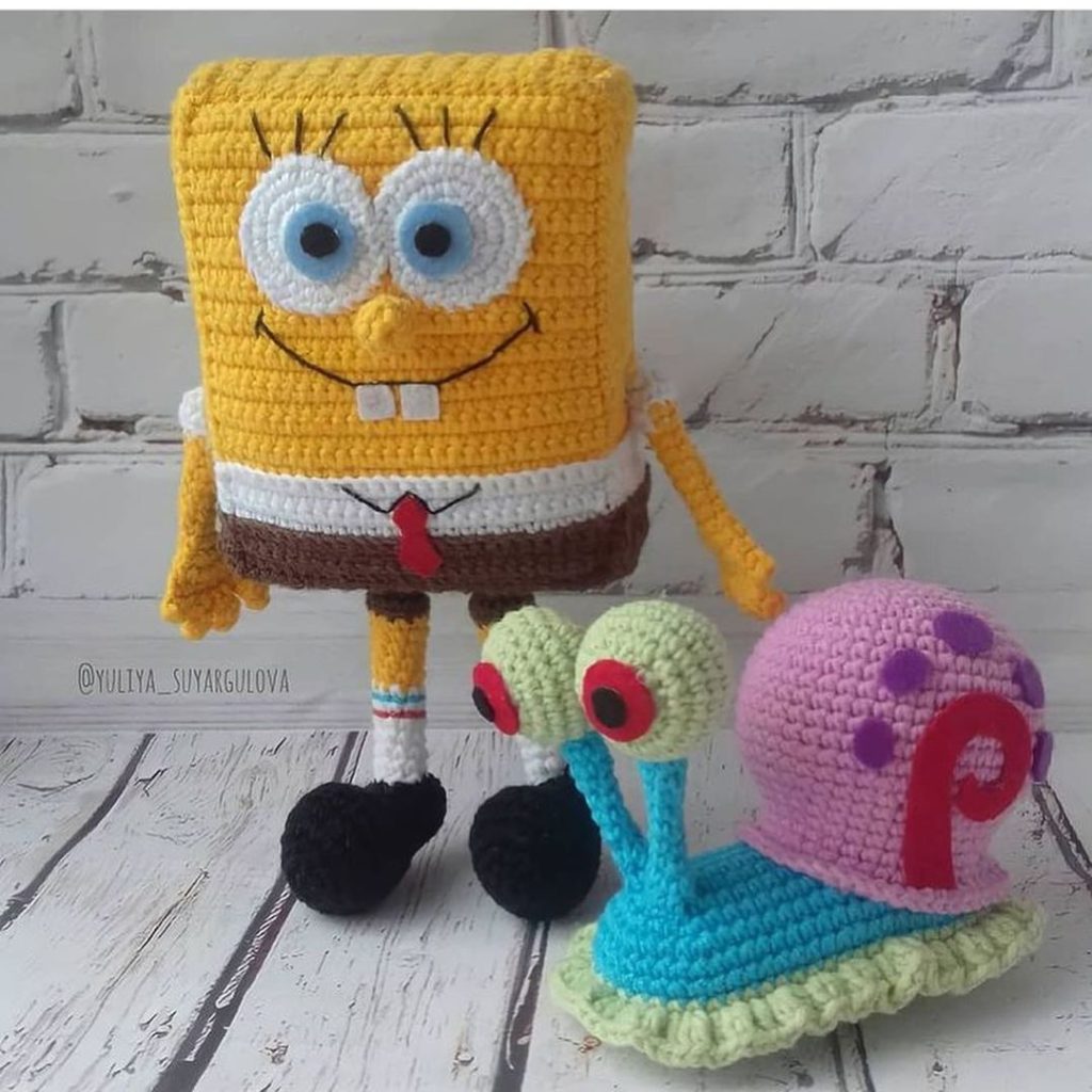 Süngerbob amigurumi tarifi