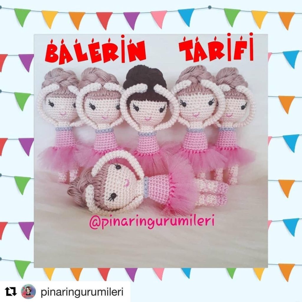 Balerin Bebekler amigurumi tarifi