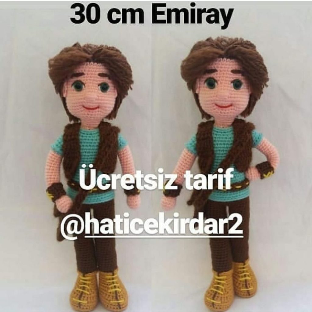 Emiray Erkek Bebek amigurumi tarifi