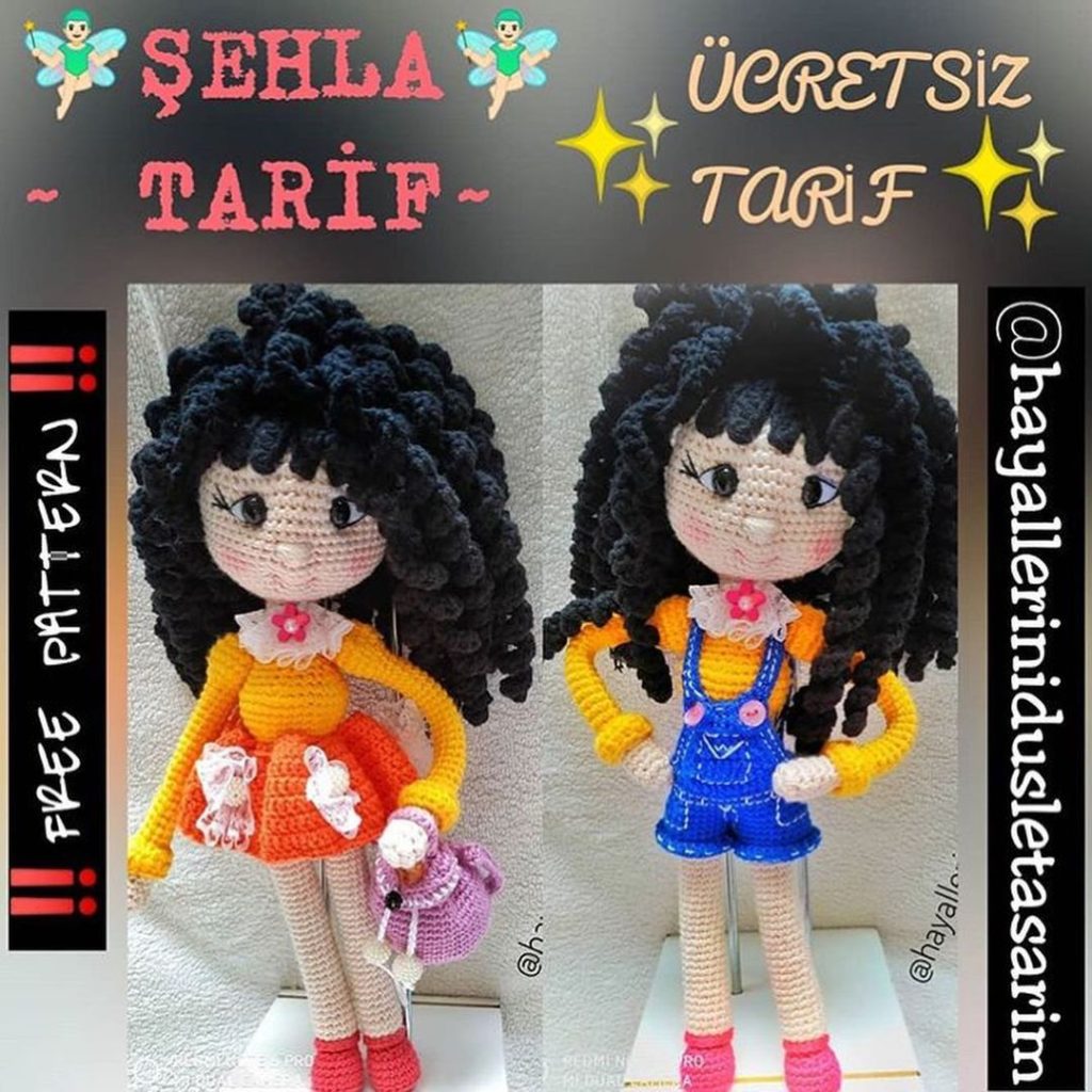 Şehla Bebek amigurumi tarifi
