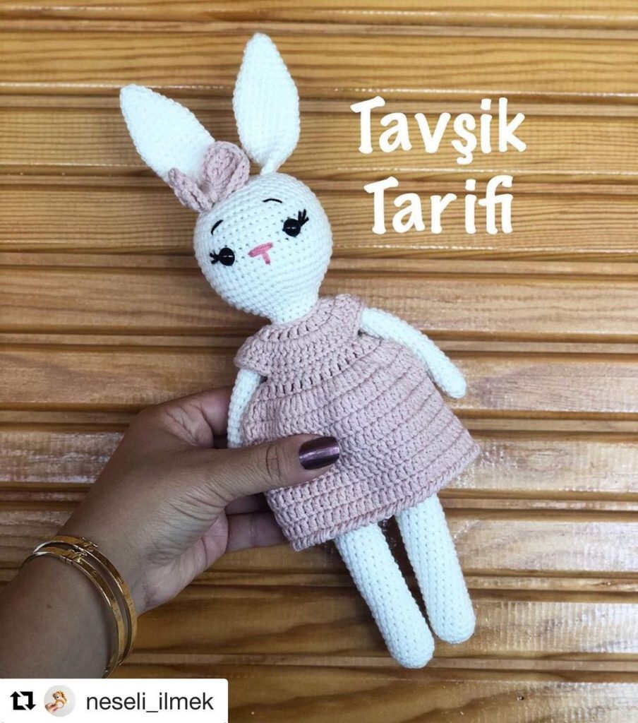 Tavşik amigurumi tarifi