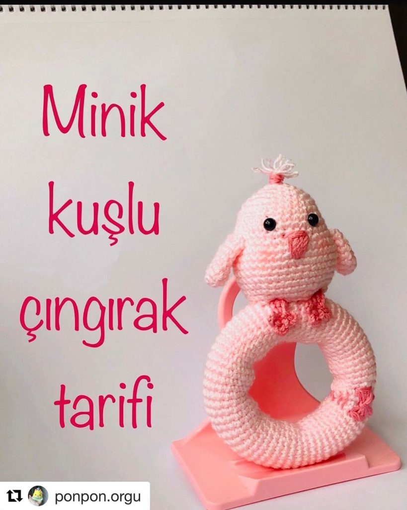 Minik Çıngırak Kuş amigurumi tarifi
