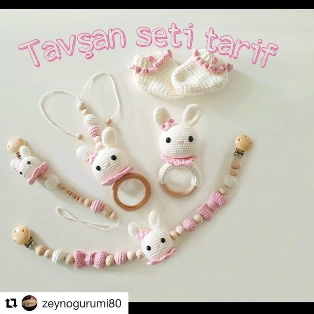Tavşan Seti amigurumi tarifi